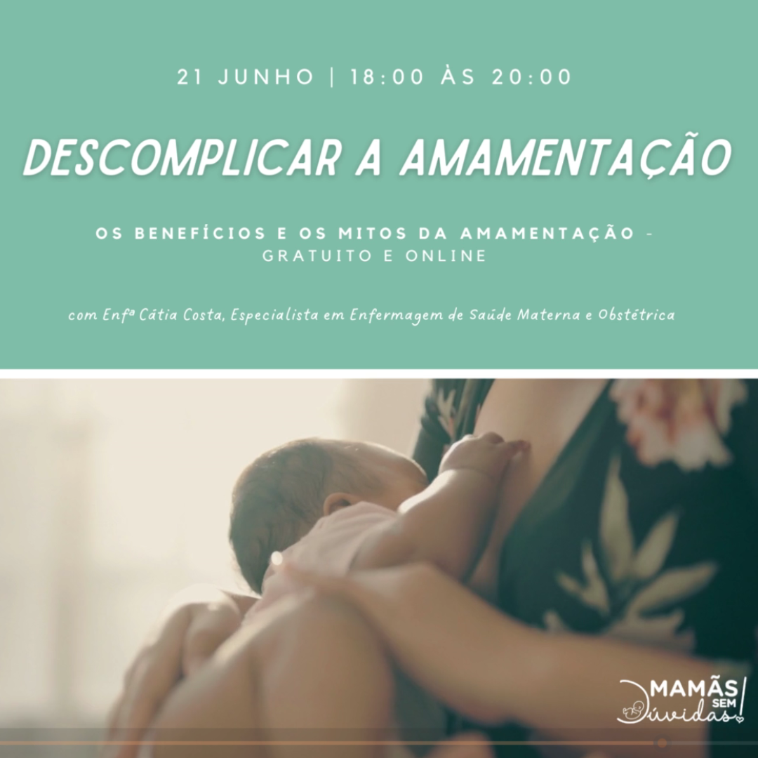 Mamãs sem Dúvidas organiza curso sobre Descomplicar a amamentação