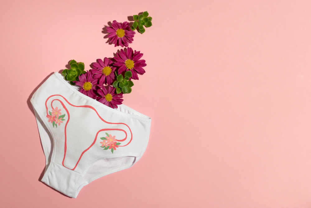 Comprimir para menstruação em rosa